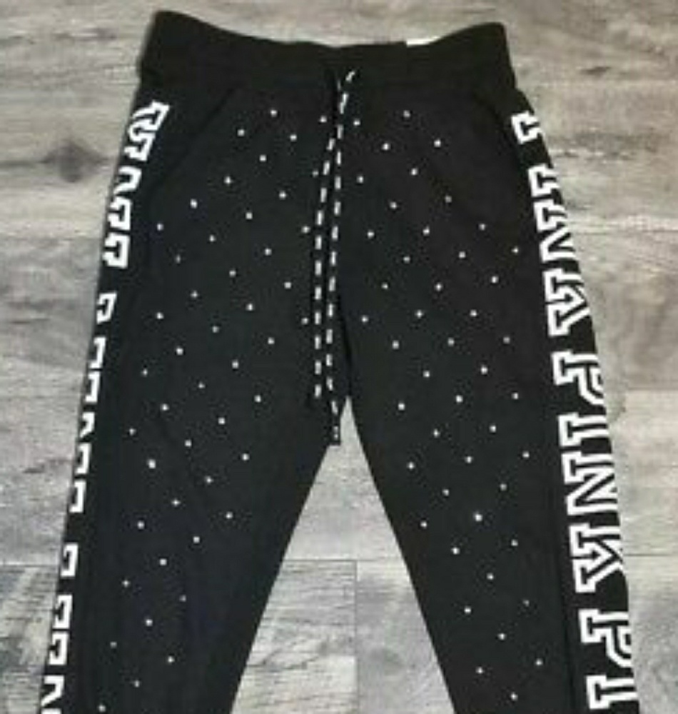 VS PINK Rhinestone skinny jogger Size Large